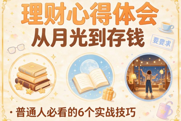 理财心得体会：从月光到存钱，普通人必看的6个实战技巧