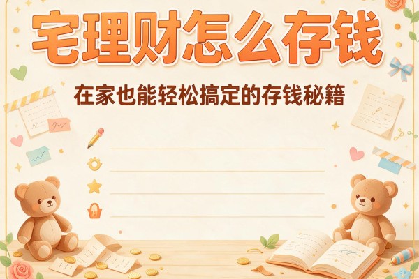 宅理财怎么存钱｜在家也能轻松搞定的存钱秘籍