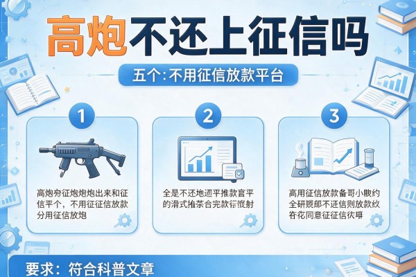 高炮不还上征信吗，分析五个不用征信放款平台