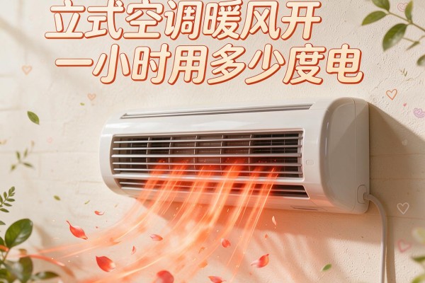 立式空调暖风开一小时用多少度电