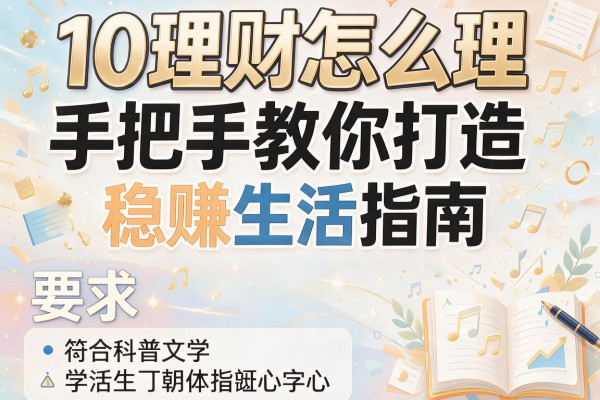 10理财怎么理手把手教你打造稳赚生活指南