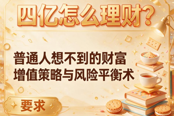四亿怎么理财？普通人想不到的财富增值策略与风险平衡术