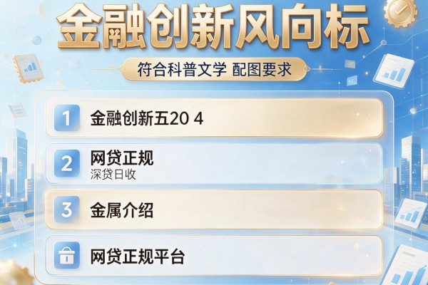 金融创新风向标，介绍五个网贷正规平台