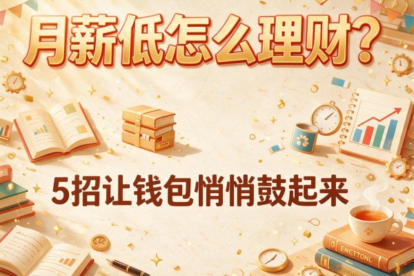 月薪低怎么理财？5招让钱包悄悄鼓起来