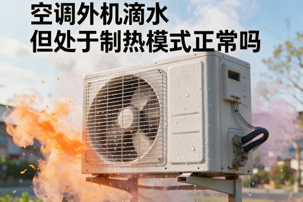 空调外机滴水但处于制热模式，正常吗