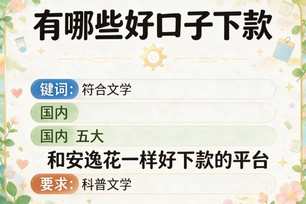 有哪些好口子下款，国内五大和安逸花一样好下款的平台