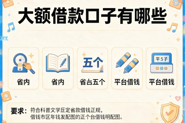 大额借款口子有哪些，省内五个平台借钱正规