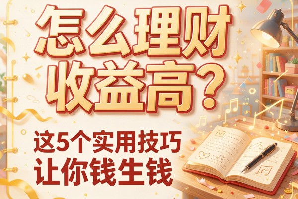 怎么理财收益高？这5个实用技巧让你钱生钱