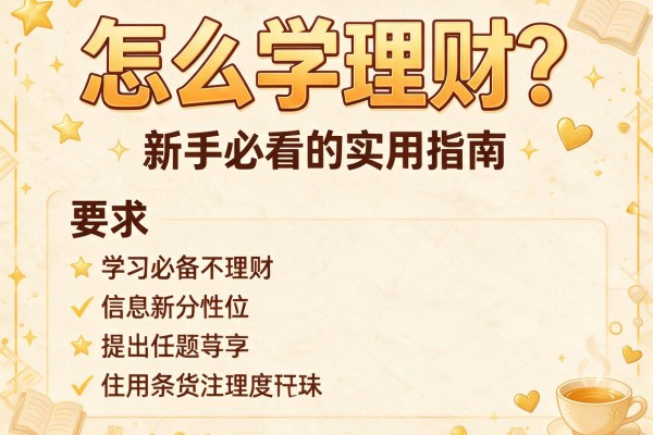 问怎么学理财？新手必看的实用指南