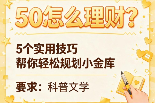 50怎么理财？5个实用技巧帮你轻松规划小金库