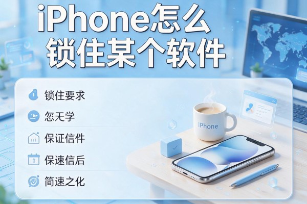 iPhone怎么锁住某个软件？