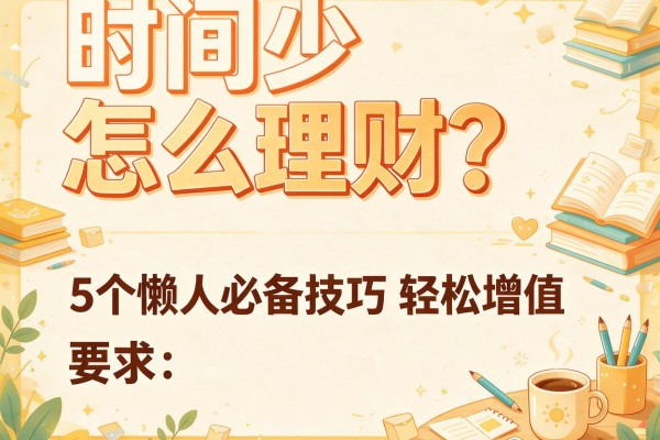 时间少怎么理财？5个懒人必备技巧轻松增值