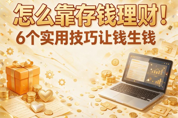 怎么靠存钱理财：6个实用技巧让钱生钱