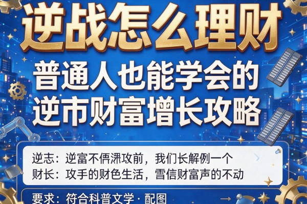 逆战怎么理财：普通人也能学会的逆市财富增长攻略