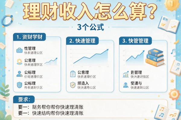 理财收入怎么算？3个公式帮你快速理清账