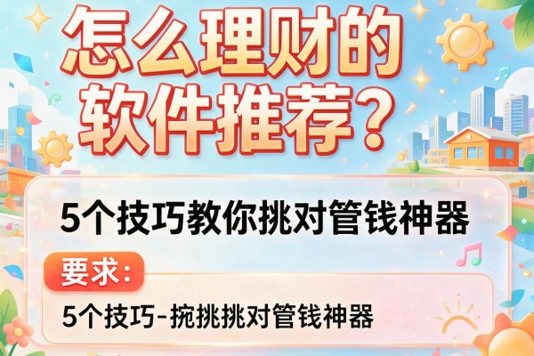 怎么理财的软件推荐？5个技巧教你挑对管钱神器