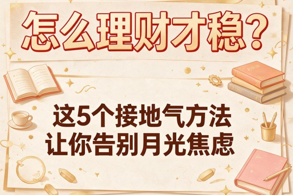 怎么理财才稳？这5个接地气方法让你告别月光焦虑