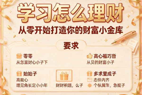 学习怎么理财：从零开始打造你的财富小金库