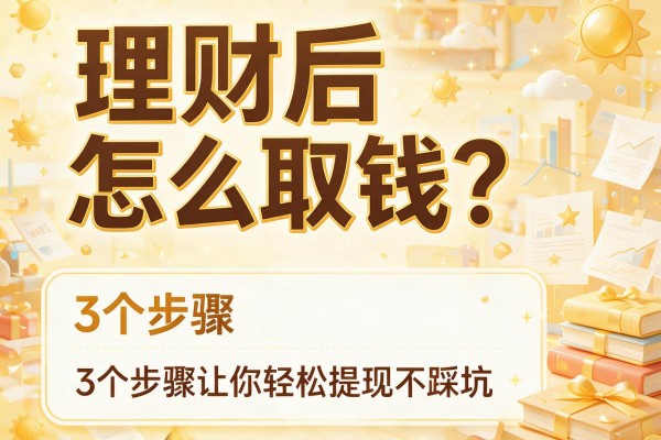 理财后怎么取钱？3个步骤让你轻松提现不踩坑