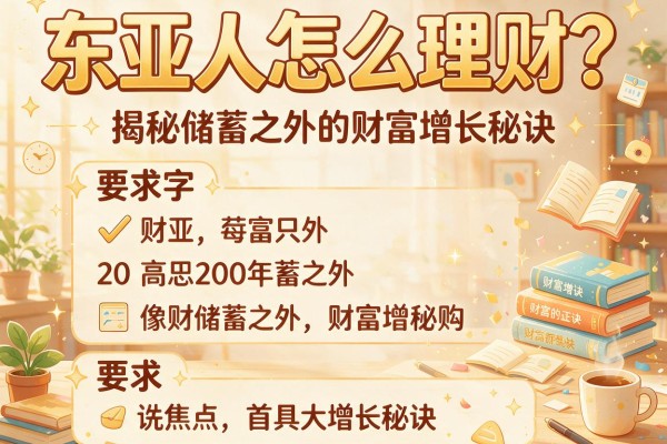 东亚人怎么理财？揭秘储蓄之外的财富增长秘诀