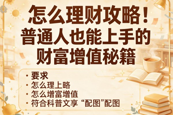 怎么理财攻略：普通人也能上手的财富增值秘籍