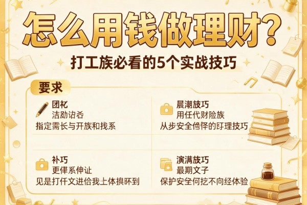 怎么用钱做理财？打工族必看的5个实战技巧