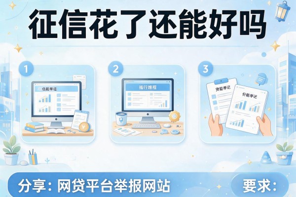 征信花了还能好吗，分享五个网贷平台举报网站