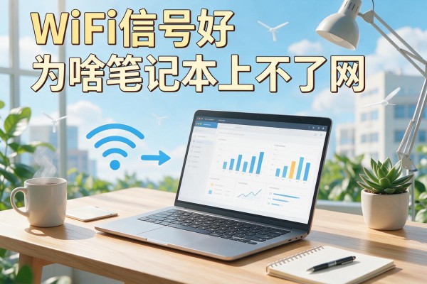 WiFi信号好为啥笔记本上不了网？
