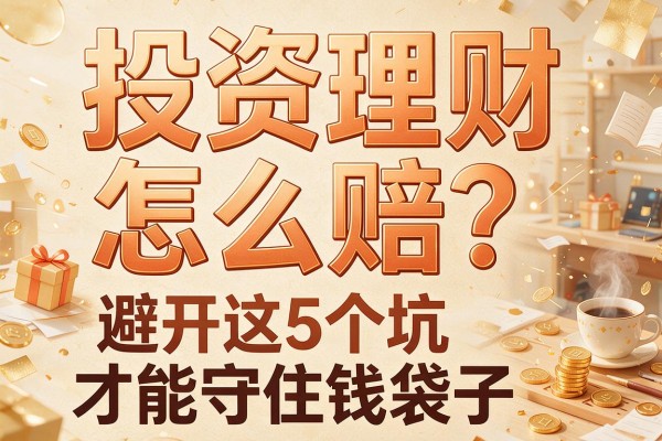 投资理财怎么赔？避开这5个坑才能守住钱袋子