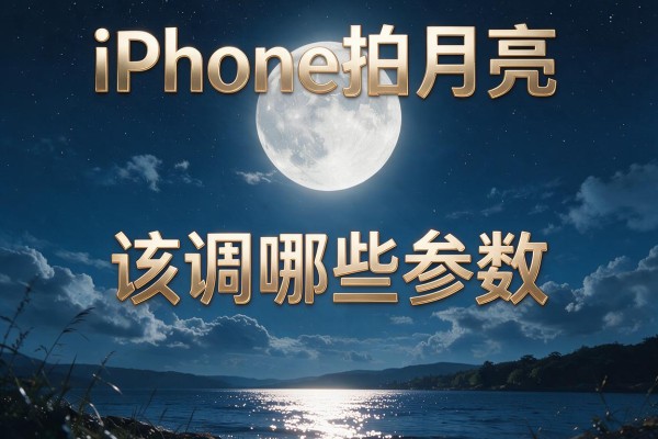 iPhone拍月亮该调哪些参数？