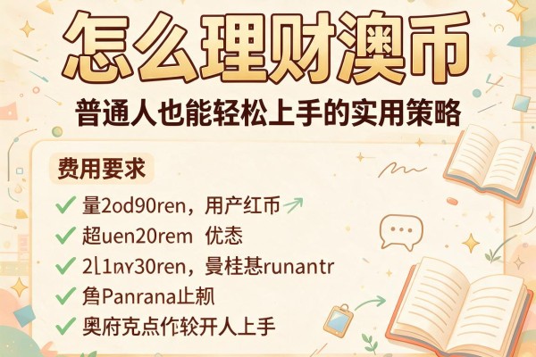 怎么理财澳币：普通人也能轻松上手的实用策略