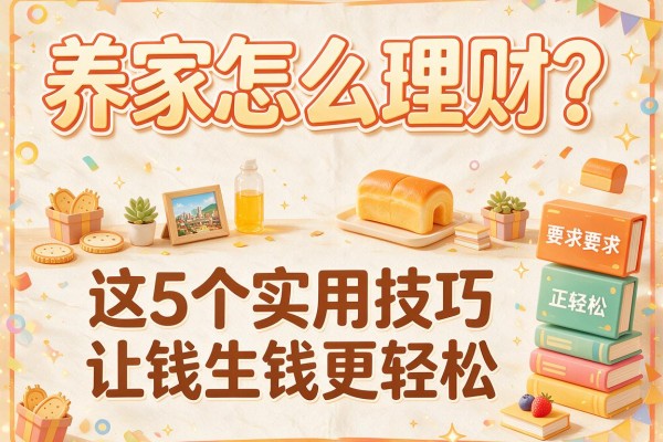 养家怎么理财？这5个实用技巧让钱生钱更轻松