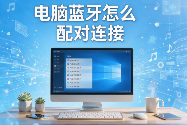 电脑蓝牙怎么配对连接？