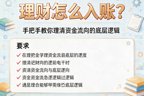 理财怎么入账？手把手教你理清资金流向的底层逻辑