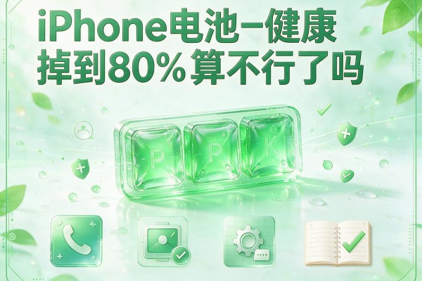 iPhone电池健康掉到80%算不行了吗