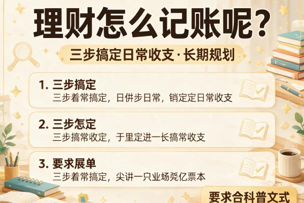 理财怎么记账呢？三步搞定日常收支与长期规划