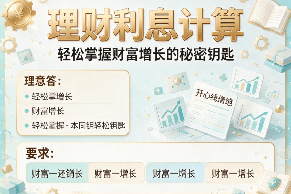 理财利息计算：轻松掌握财富增长的秘密钥匙