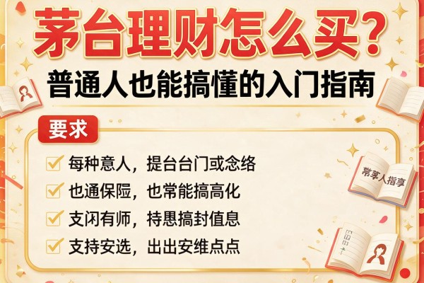茅台理财怎么买？普通人也能搞懂的入门指南