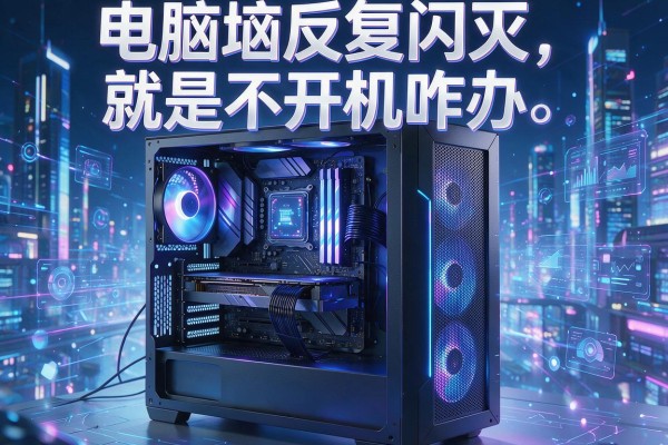 电脑主机反复闪灭就是不开机咋办