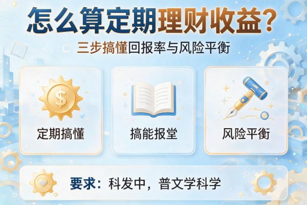怎么算定期理财收益？三步搞懂回报率与风险平衡