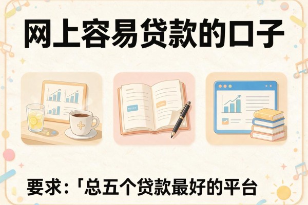 网上容易贷款的口子，总结五个贷款最好的平台