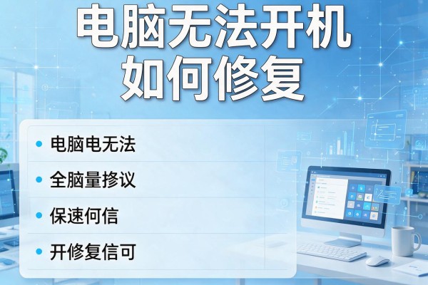 电脑无法开机如何修复？