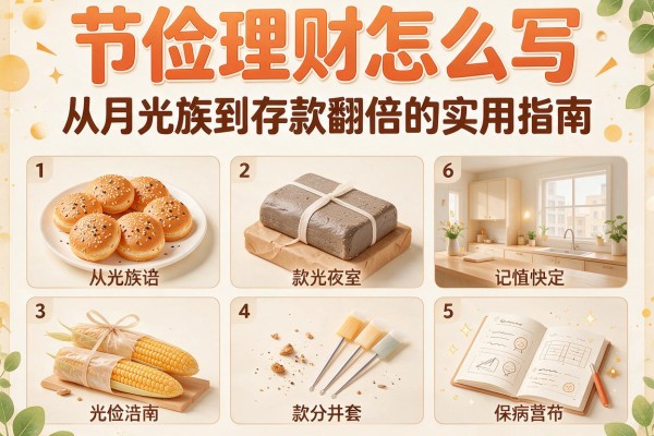 节俭理财怎么写从月光族到存款翻倍的实用指南