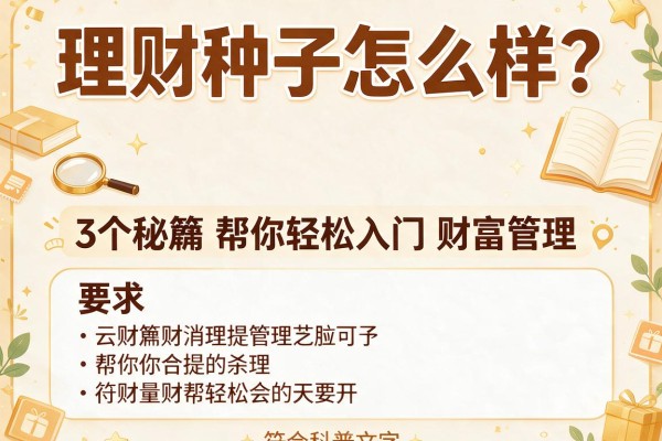 理财种子怎么样？3个秘籍帮你轻松入门财富管理