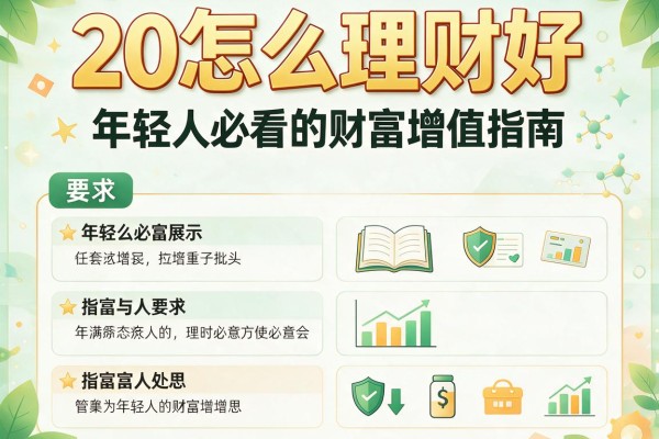 20怎么理财好：年轻人必看的财富增值指南