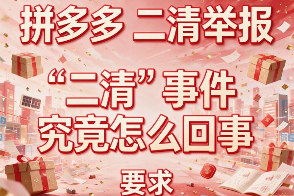 拼多多 二清举报 “二清”事件究竟怎么回事？