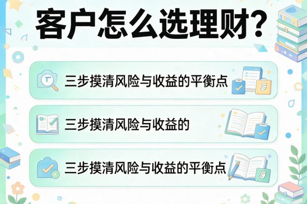 客户怎么选理财？三步摸清风险与收益的平衡点