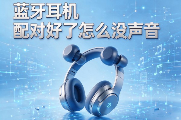 蓝牙耳机配对好了怎么没声音
