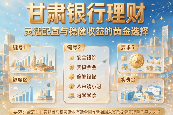 甘肃银行理财：灵活配置与稳健收益的黄金选择