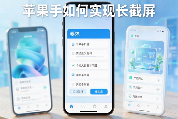 苹果手机如何实现长截屏？